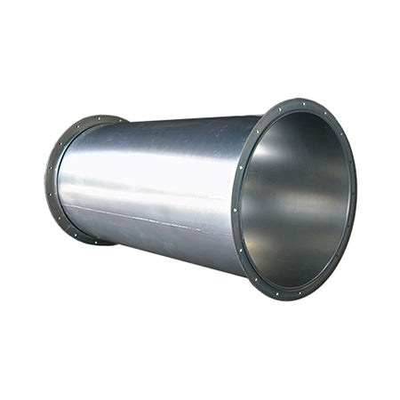Flanged Straight Duct - Galvanized Steel - Dust Fume Mist