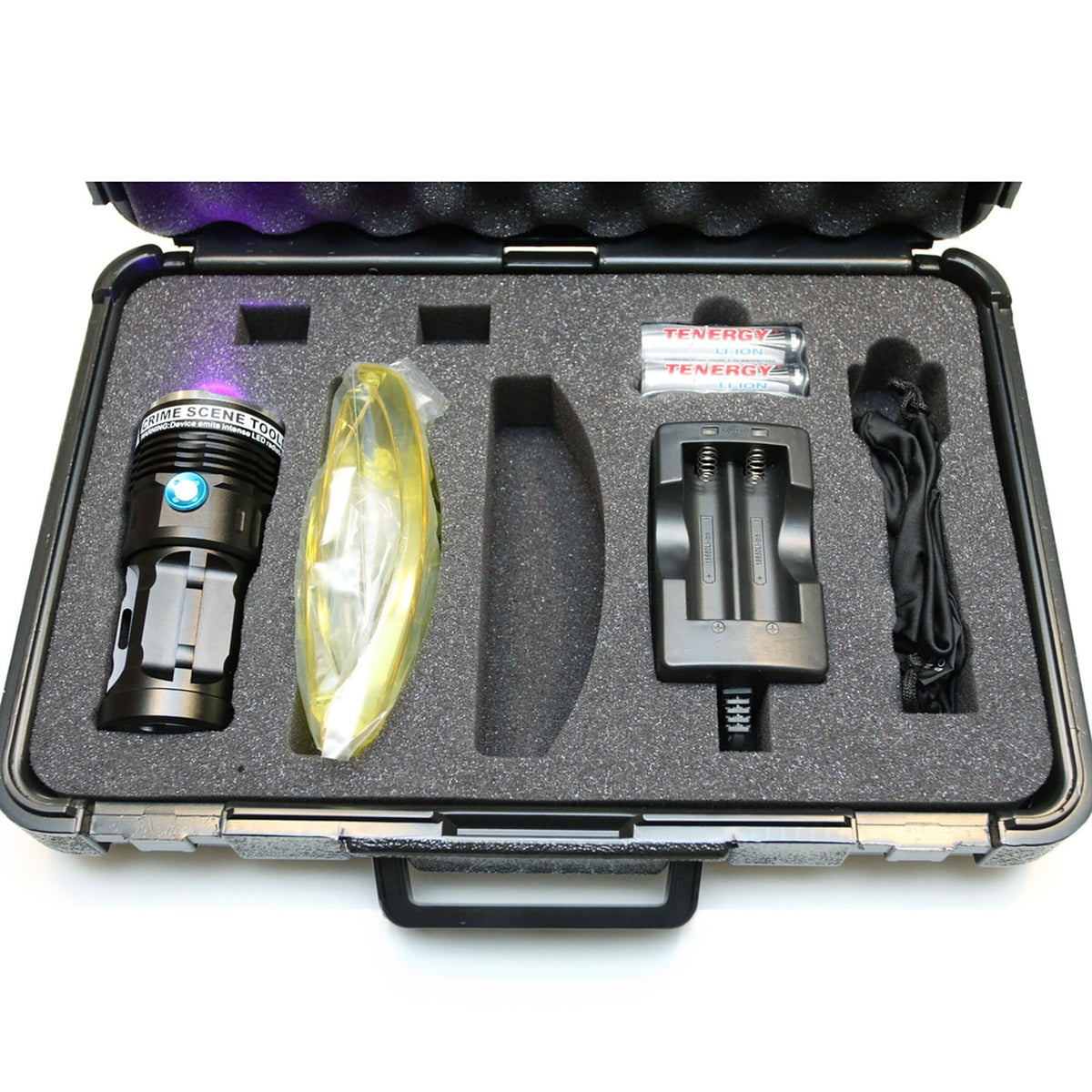 High-Flux 385nm Ultraviolet Low/High/White LED Leak Detection Kit