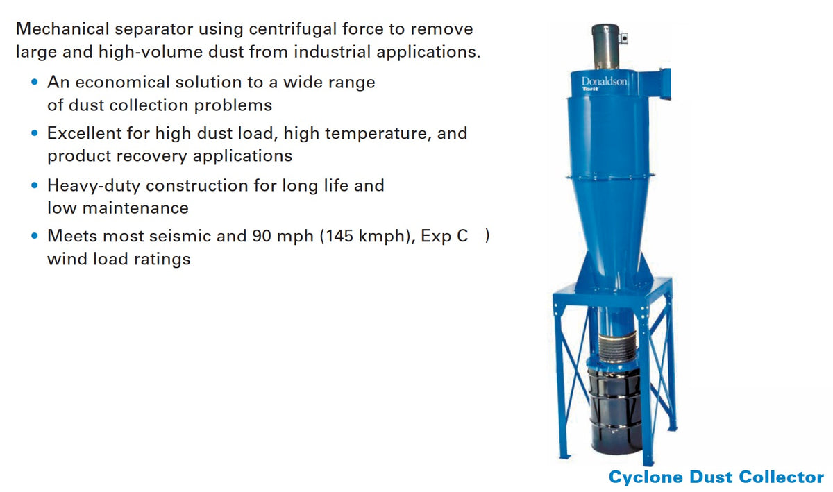 Cyclone Dust Collector Model 12 CYC